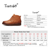 Tastabo Hakiki Leather Foot Womens Drawings High Quality Fashion Women's