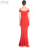 Sexy Skyblue Off the Shoulder Clubwear Long Maxi Women Dress