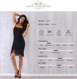 Spaghetti StrapTassel Fringe Mini Dress