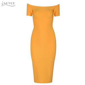 Sexy Off The Shoulder Short Sleeve Zipper Front Both Side Dress