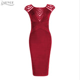 O Neck Short Sleeve Mesh Hot Dress