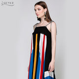 Sexy Candy Color Casual Chiffon Midi Dress