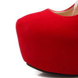 Pumps Platform Super High Heeled Bride Party Wedding Footwear Shoes