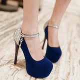 Pumps Platform Super High Heeled Bride Party Wedding Footwear Shoes