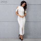 Turtleneck Sexy Back Splitting Dress