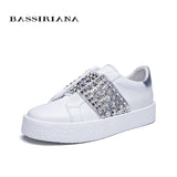 Genuine Leather Casual Flat Shoes Women