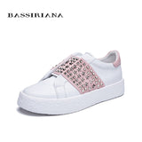 Genuine Leather Casual Flat Shoes Women