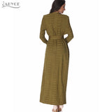 Basic Coats Geometic Jacquard  Cardigan Bandage Jacket