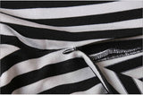 Stripes Long Sleeve Jacket&Pants Women Set