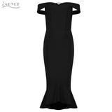 Bandage Slash Neck Dress