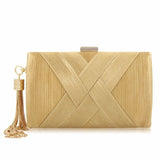 Suede Purses Tassels Evening Female Wedding Bag