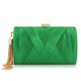 Suede Purses Tassels Evening Female Wedding Bag