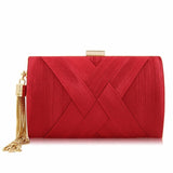 Suede Purses Tassels Evening Female Wedding Bag