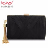 Suede Purses Tassels Evening Female Wedding Bag