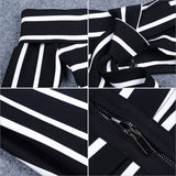 Striped Top & Jumpsuit Women Set
