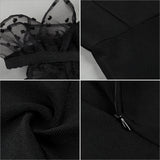 Sexy Lace Bandage Dress Women Dress