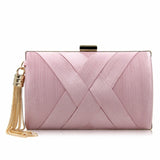 Suede Purses Tassels Evening Female Wedding Bag