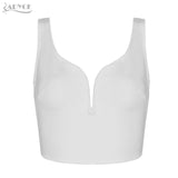 Short Top Vest Rayon V-Neck Women Top