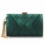 Suede Purses Tassels Evening Female Wedding Bag