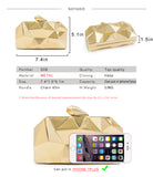 NATASSIE Women Clutch Evening Clutch Metallic Wedding Party Clutch Purses