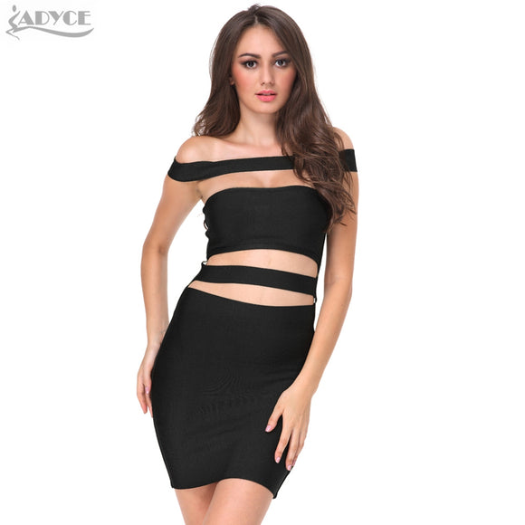 Off Shoulder Hollow Out Cut Dress