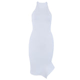 Vestidos Sexy Halter Sleeveless Dress