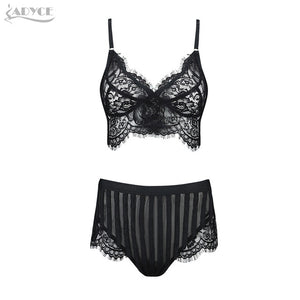 Tops&Bodysuit Sexy Lace Dress Set