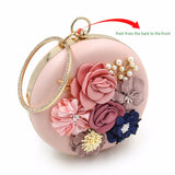 Flower Clutch Purses Party Wedding Bag