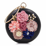 Flower Clutch Purses Party Wedding Bag