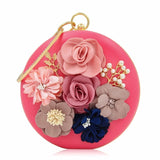 Flower Clutch Purses Party Wedding Bag