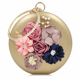 Flower Clutch Purses Party Wedding Bag