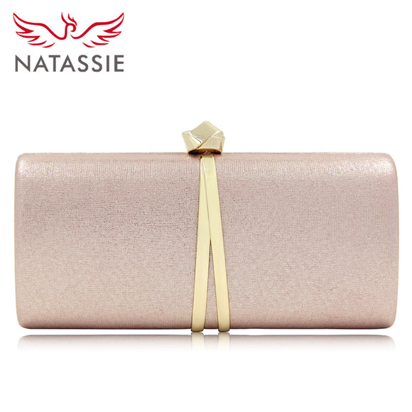NATASSIE Evening Wedding Clutch Purse Party Bag