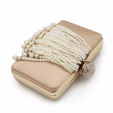 NATASSIE Pearl Tassel Women Clutch Bag