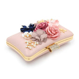 Natassie Women Clutches Beauty Flower Evening Diamond Clutch Lady Wedding Bag