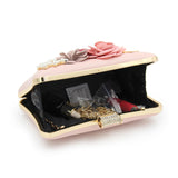 Natassie Women Clutches Beauty Flower Evening Diamond Clutch Lady Wedding Bag
