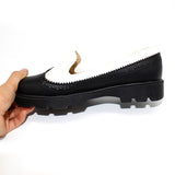 Slip On Flat Cute Bow Tie Lace Shallow Mouth Ladies Platform Shoes