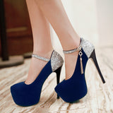 Pumps Platform Super High Heeled Bride Party Wedding Footwear Shoes