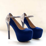 Pumps Platform Super High Heeled Bride Party Wedding Footwear Shoes
